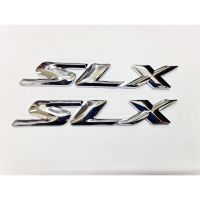 โลโก้  SLX  สีโครเมี่ยม 1 คู่