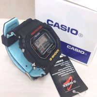 ???? casio DW-5600R-1DR ทูโทนสีดำฟ้า ?แถมฟรีกล่องใส่นาฬิกา+ตั้งเวลาพร้อมส่ง