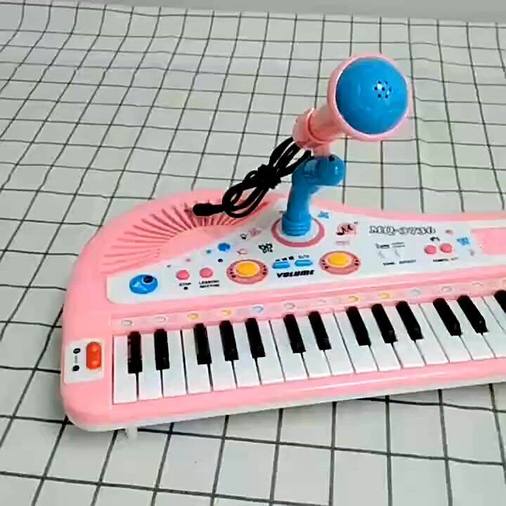 Mainan Anak Piano with Microphone Organ Elektronik MUSIC ELECTRONIC