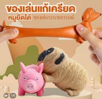 ตุ๊กตาสุนัข(พันธ์ุคอร์กี)บีบ ยืดได้หดได้ ของเล่นเด็ก สนุกสนาน ตลก ผ่อนคลาย ส่งจากประเทศไทย