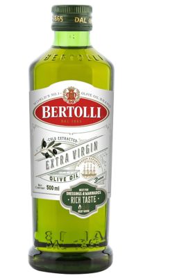 Bertolli Extra Virgin Olive Oil เบอร์ทอลลีน้ำมันมะกอกเอ็กซ์ตร้าเวอร์จิ้น 500 ml