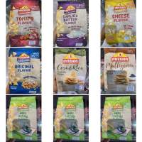 แผ่นแป้งข้าวโพด ทอดกรอบ รสสาหร่าย ผสม วาซาบิ ตรา มิชชั่น 170 G. Tortilla Chips Nori Wasabi Flavour ( Mission Brand )