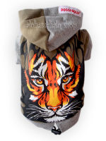 เสื้อหมา แมว สัตว์เลี้ยง TIGER HOODIE Dog Clothes Pet Dress Cat Costume ใส่ประกวด เท่ น่ารักมาก