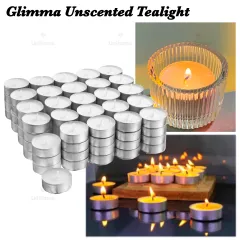GLIMMA Unscented tealights - IKEA