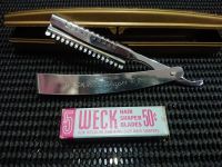 มีดโกน​หนวด​ WECK​ HAIU​ SHAVAEI® สแตนเลสทั้งตัว​ ​USAแท้?? สแตนเลส​อย่างดี​ ของใหม่​ (หายาก)​