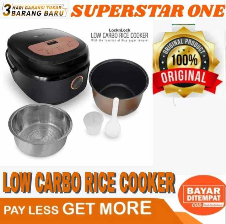 Low Carbo Rice Cooker LocknLock Kapasitas 2 Liter Lazada Indonesia