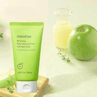 Innisfree Apple seed Soft Cleansing Foam 150 g โฟมทำความสะอาดผิวพร้อมฟองหนานุ่มที่มีส่วนผสมของน้ำมันเมล็ดแอปเปิ้ล