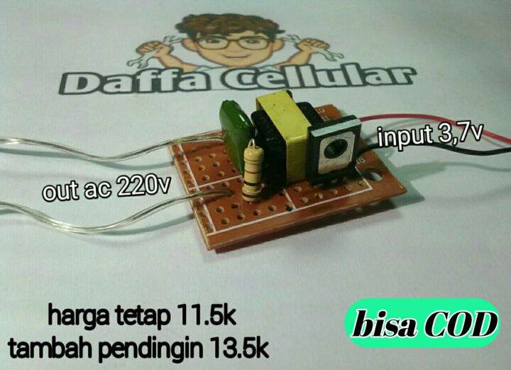 kit pcb joule thief 30watt - inverter dc 3,7v to ac 220v | Lazada Indonesia