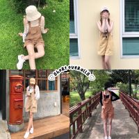 ♡Short Overalls♡เอี๊ยมหมีขาสั้น/camping ชุดเอี๊ยมหมี