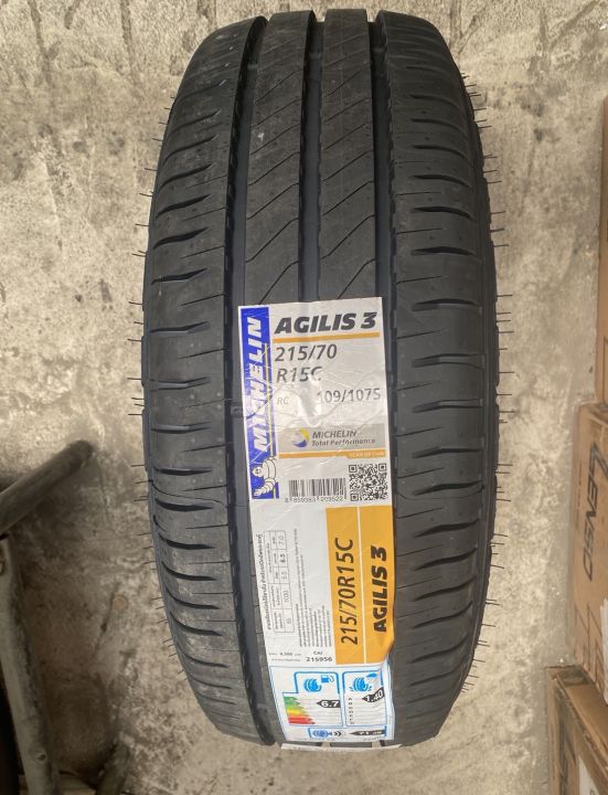 ยางรถยนต์ขอบ15-215-70r15-michelin-มิชลิน-รุ่นagilis3-ยางใหม่-ปี23-ฟรีจุ๊บลม