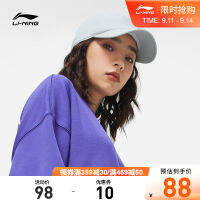 LI-NING หมวกเบสบอลผู้หญิงของแท้จากทางการหมวกแบบใหม่หมวกกีฬาผู้ชายสำหรับวิ่งลำลองกลางแจ้งด้านบนนิ่ม