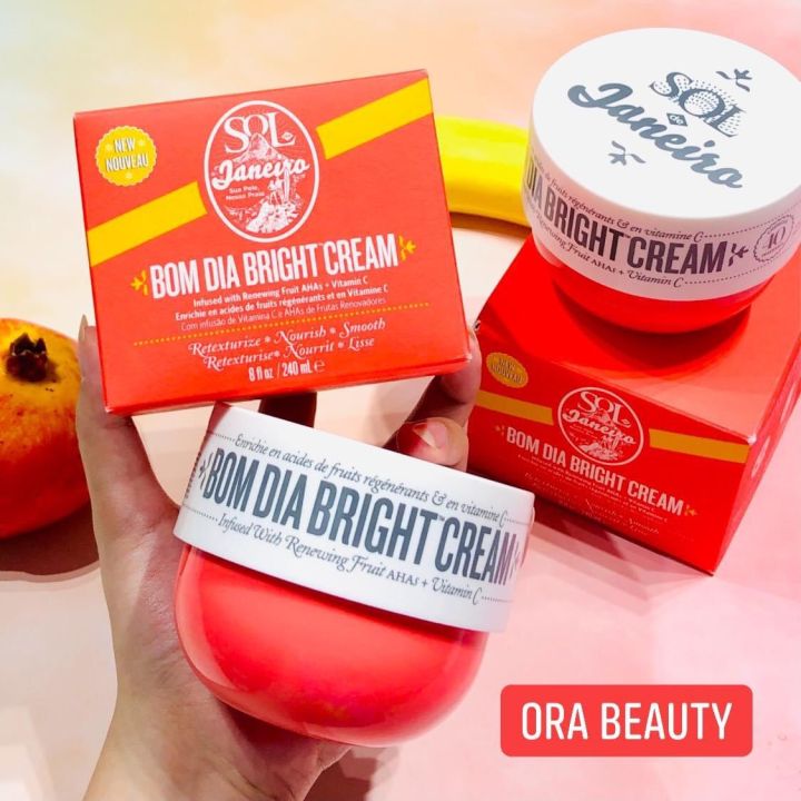 HCM]Kem dưỡng thể Sol de Janeiro Bom Dia Bright™ Body Cream 