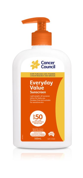 cancer-council-sunscreen-everyday-value-ครีมกันแดด-ออสเตรเลีย-ตัวแทนจำหน่ายครีมกันแดดหน้า-ครีมกันแดดตัวsun-blockซันบล็อก