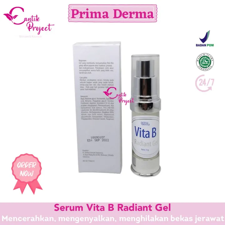 PRIMADERMA Serum Vita B Gel Radiant | Lazada Indonesia