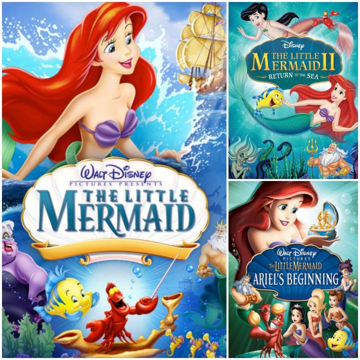 [DVD HD] เงือกน้อยผจญภัย ครบ 3 ภาค-3 แผ่น The Little Mermaid 3-Movie Collection #หนังการ์ตูน #ดิสนีย์ #แพ็คสุดคุ้ม
(ดูพากย์ไทยได้-ซับไทยได้)
