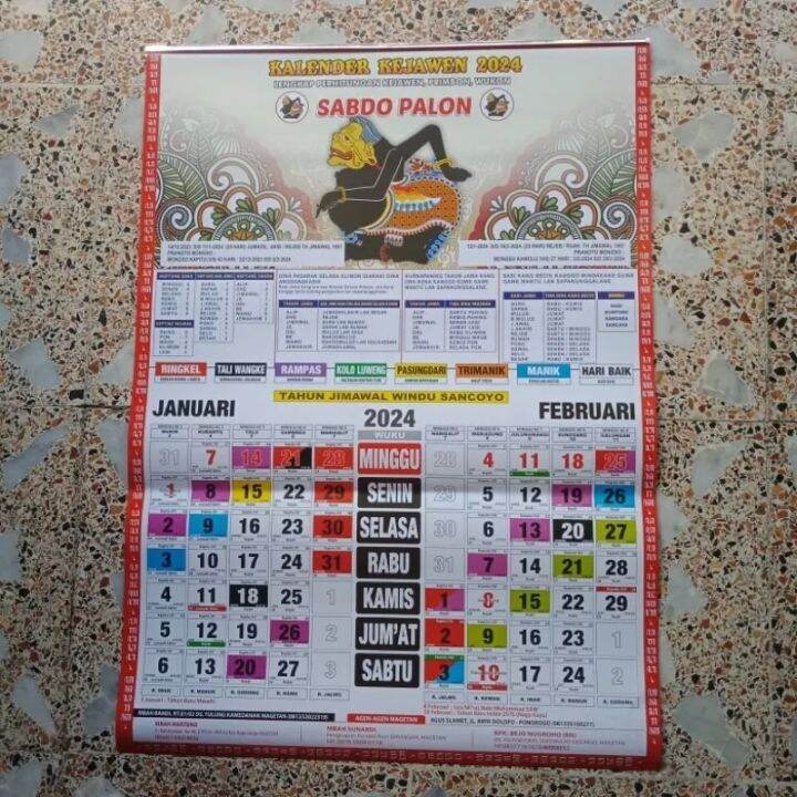 Kalender Primbon Jawa Sabdo Palon 2024 | Lazada Indonesia