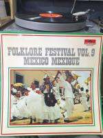 00325  FOLKLORE FESTIVAL VOL.9    แผ่นเสียง vinyl Lp 33rpm 12"สภาพกำลังฟังได้ดีได้รับการตรวจสอบ