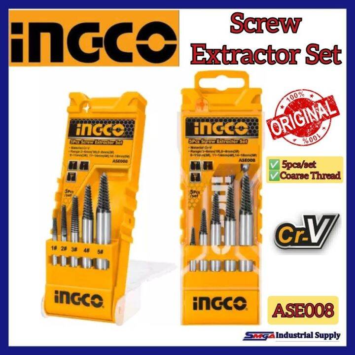 Ingco Screw Extractor set ASE008 Lazada PH