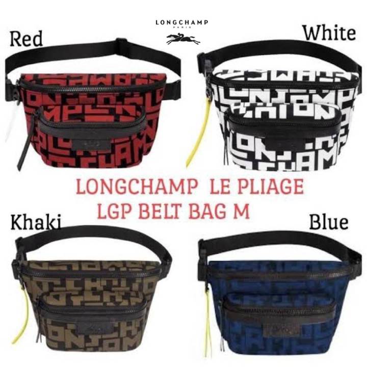 พร้อมส่ง-กระเป๋าคาดเอว-คาดอก-size-m-ใช้ได้ทั้งชาย-และหญิง-long-champ-pliage-lgp-belt-bag-irisbag