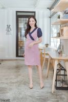 ??Minidress เดรสทรูโทน รุ่นนี้น่ารักมาก เดรสใส่ทำงาน งานป้าย Dress world