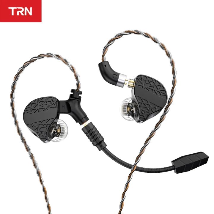 Trn Mars หูฟัง Hifi In Ear 1dd ไฮบริด3ตัว 1ba 1ตัวขับแบบสั่นพร้อม