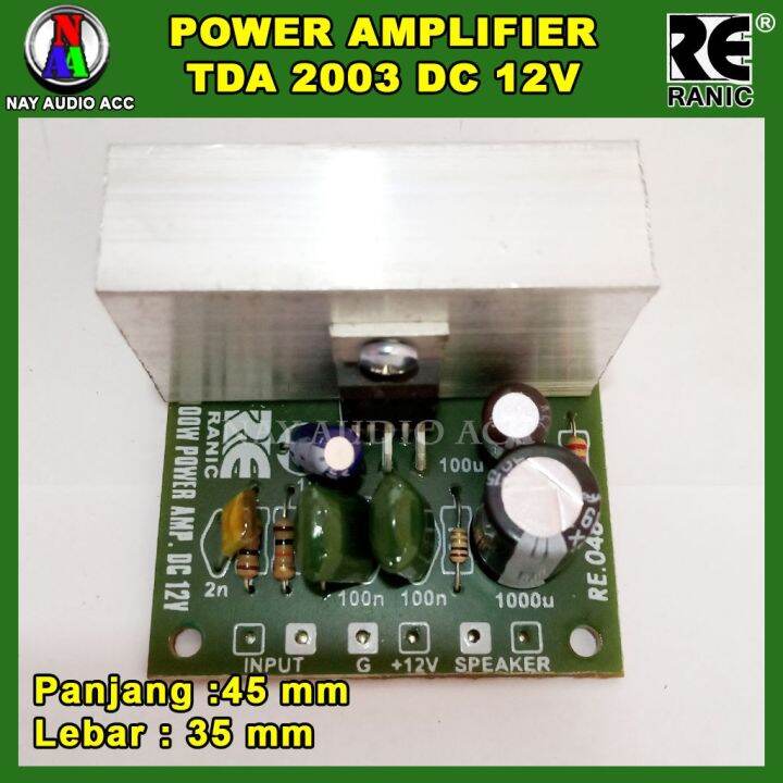 Kit power Amplifier Mini TDA 2003 Mono Lazada Indonesia