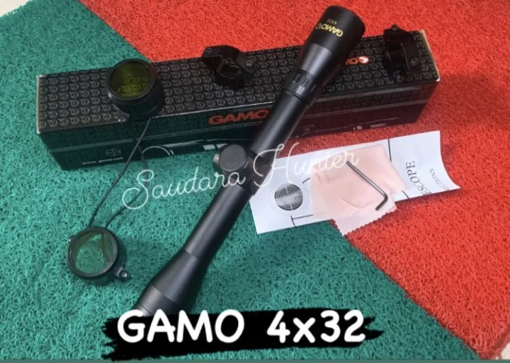 Teleskop Gamo 4x32 - Tele Gamo 4x32 - Gamo 4x32 - Fix Zoom | Lazada ...