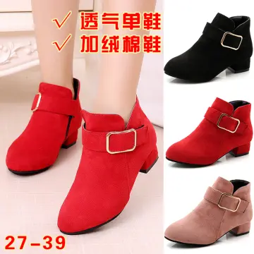 Girls Tan Plaited Trim Block Heel Ankle Boots | New Look-thanhphatduhoc.com.vn