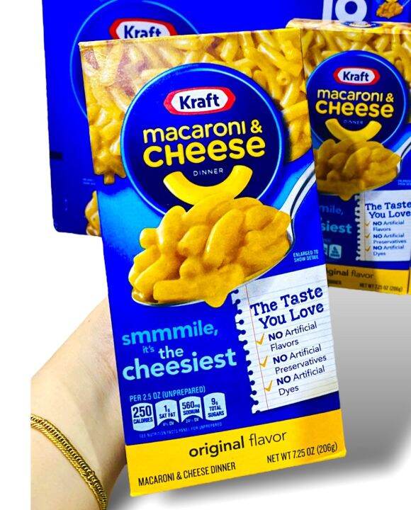 1 Box Kraft Macaroni & Cheese (206g) | Lazada PH