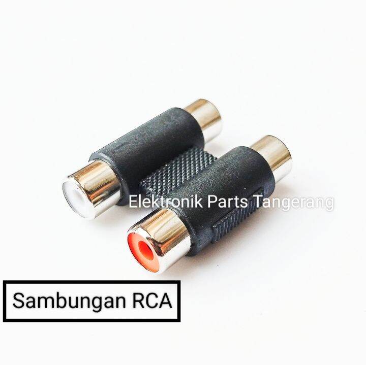 SAMBUNGAN RCA 2 SAMBUNGAN JACK RCA SAMBUNGAN RCA LINE Sambungan kabel