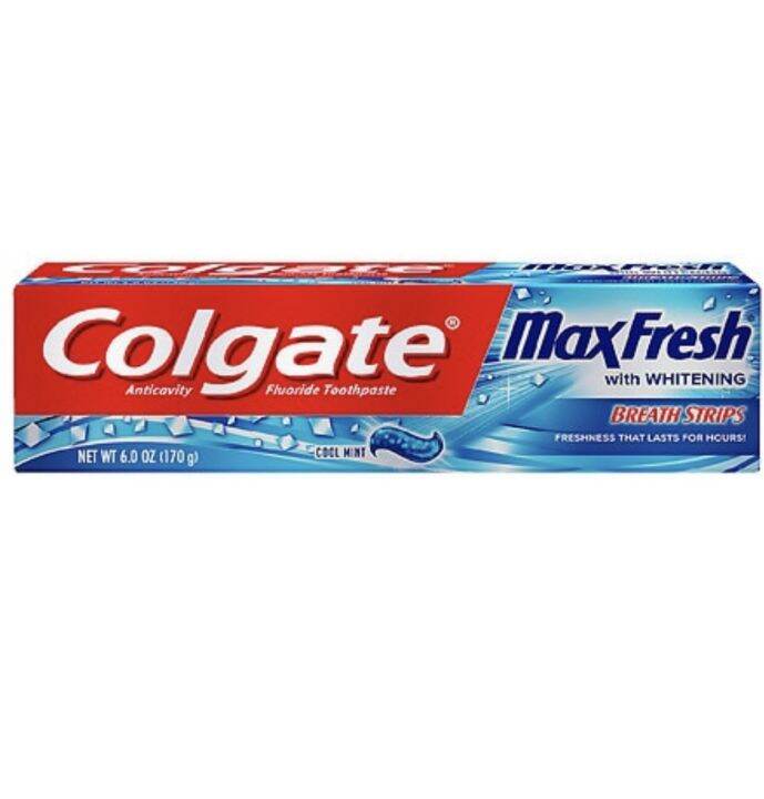 Colgate Toothpaste with Mini Breath Stripes Mint 6.0oz 170g 101% ...