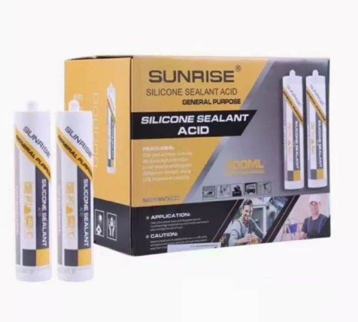 Sunrise Silicone Sealant Acid 300ml (24pcs/box) Lazada PH