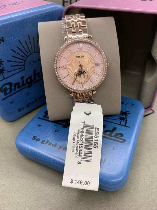FOSSIL JACQUELINE SUN AND MOON LADIES WATCH Lazada PH