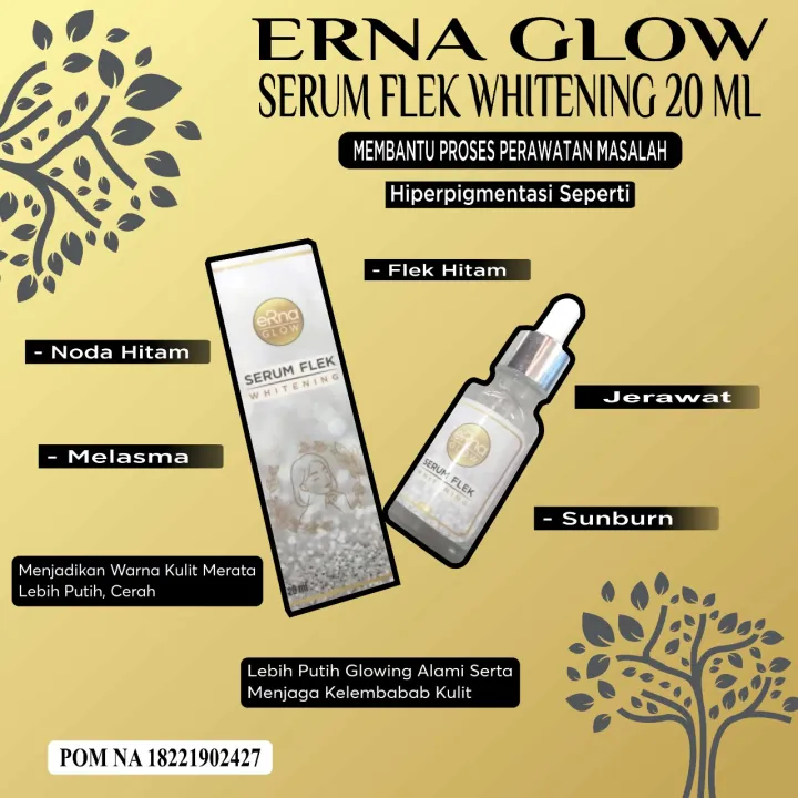 Serum Penghilang Flek Hitam Bikin Glowing Permanen Serum Erna Malaysia ...