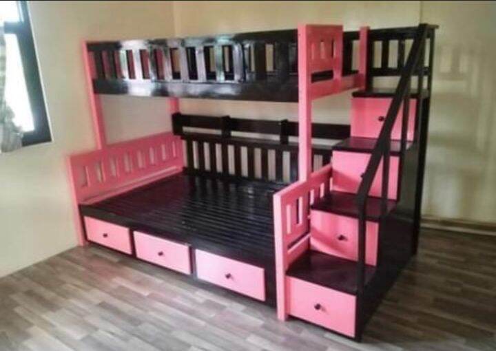 BAIERDI double deck bed loft bed double deck bed on sale bed frame double deck doble deck bed