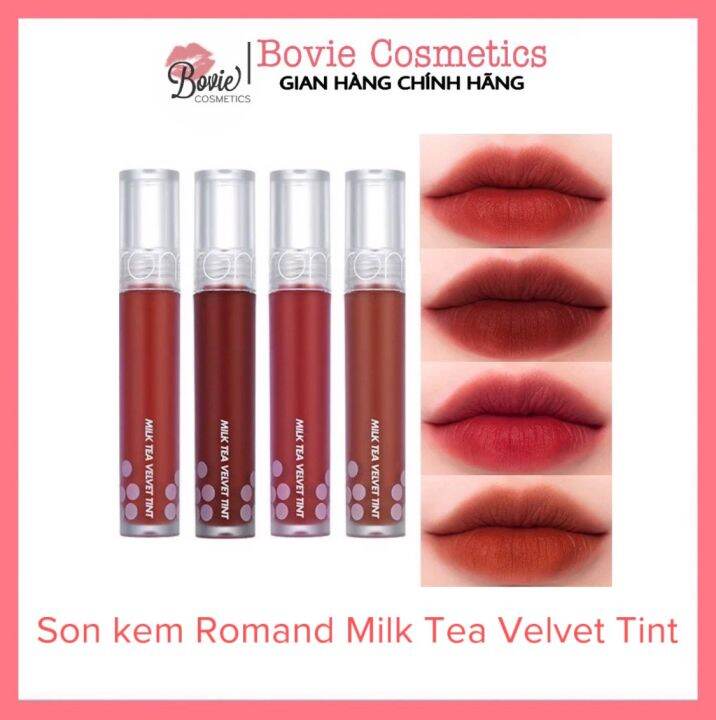 Son Kem Romand Milk Tea Velvet Tint Lazada Vn