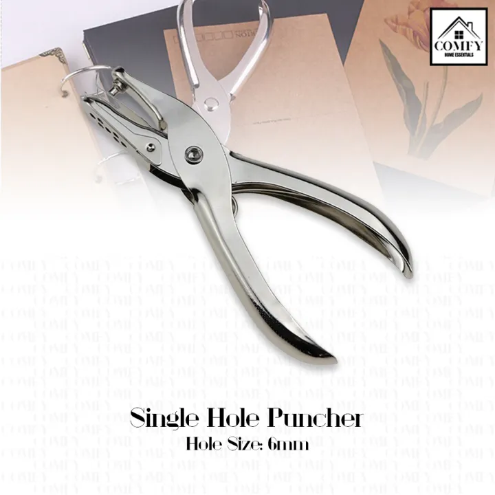 High Quality Single One Hole Puncher Metal Hand Held Puncher For Ticket