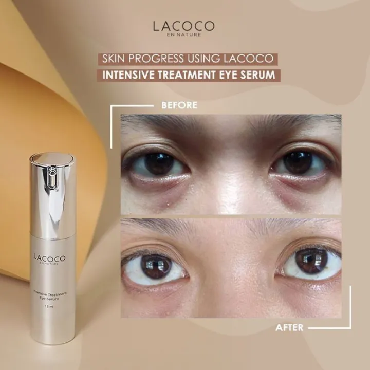 lacoco Intensive Treatment Eye Serum Original Serum untuk kantung mata