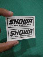 sticker showa racing suspension