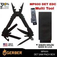 คีมอเนกประสงค์ GERBER รุ่น MP600 DET SAW PNCH BOX ทำจากเหล็กกล้า เคลือบดำผลิต U.S.A.