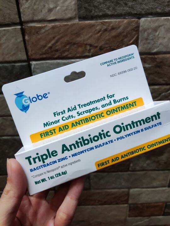 Globe Triple Antibiotic First Aid Ointment Exp 2026 Lazada Ph 1670