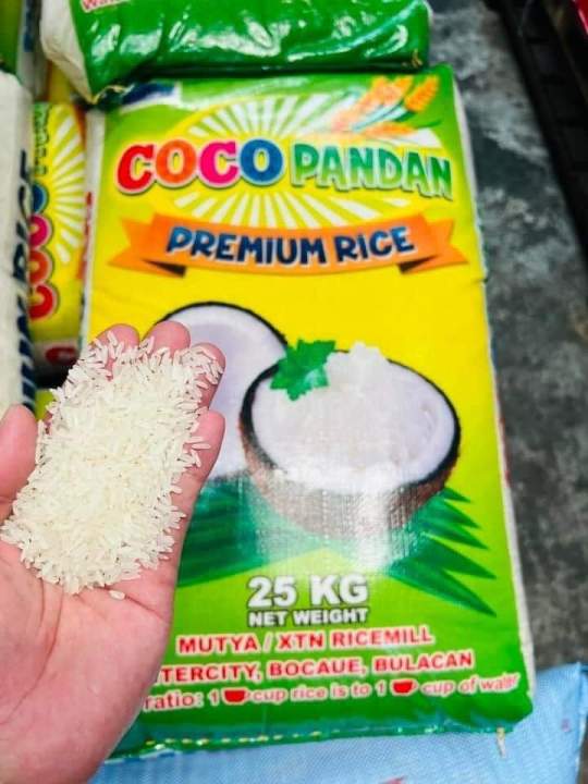 Coco Pandan Premium Rice 25kg - Bigas - High Quality - Super Yummy ...