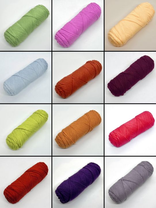 8 Ply MILK COTTON YARN (100g) Part-1