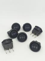 Push Switch สวิตซ์ 3ขา  3ทาง  KCD1-2 6A 250V  16mm (กลม)