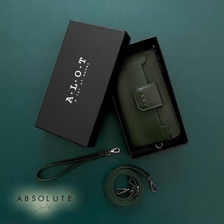 absolute-clutch-สีเขียว-สาววันอาทิตย์