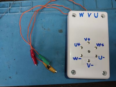 UVW Three Phase Checker กล่องเช็คเฟสบอร์ดอินเวอร์เตอร์