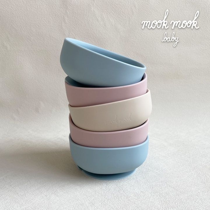 baby-silicone-bowl-ถ้วยซิลิโคน-สำหรับเด็ก-6-เดือน-3-ขวบ-แบรนด์-mook-mook-baby