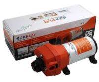 seaflo 40 series Automatic. 24v ปั้มน้ำจืด ปั้มน้ำไดอะแฟรม ออโต้ตัดการทำงานน้ำเมื่อปิดวาล์วน้ำหรือก๊อกน้ำปริมาณน้ำประมาณ17ลิตรต่อนาทีกินกระแสไฟสูงสุดของ24v/3-4แอมป์/ชม(ขึันอยู่กับโหลดที่ใช้แ