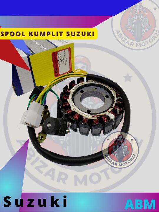 Spol Sepul Spull Spool Stator Assy Kumplit Suzuki Thunder Fuser Thunder Lazada Indonesia