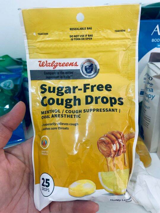 Walgreens sugar free cough drops Lazada PH